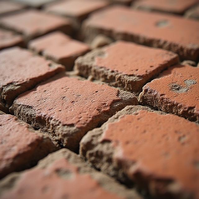 Dettaglio del restauro conservativo dei mattoni nudi a vista