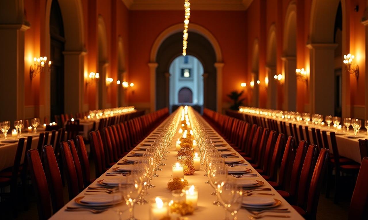 Allestimento elegante per evento privato presso Arcata Ristorante